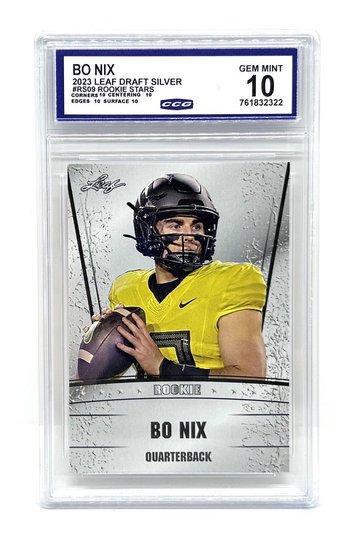 BO NIX 2023 LEAF DRAFT SILVER #RS09 ROOKIE STARS - CCG 10 GEM MINT