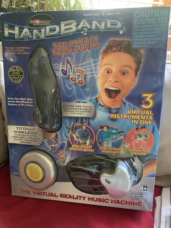 Hand Band Body Groovz Virtual Instrument Music Drums Electric Guitar Keyboard