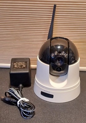 D-LINK DCS-5222LA1 HD Pan & Tilt Wi-Fi Camera & Power Supply  *UNTESTED*      -Z