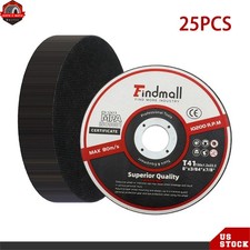 25Pcs 6" Cut Off Wheels Aluminum Oxide for Metal  Steel .045" Thick 7/8" Arbor