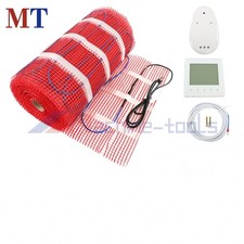 100 Sqft Electric Radiant Floor Heat System Floor Heat Mat With Thermostat 120 V