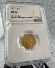 1857 Indian Princess Gold — photo from another recent sale