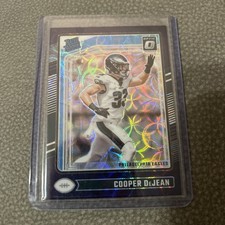 2024 Panini Donruss Optic - Rated Rookie Cooper DeJean #221 Purple Scope Prizm