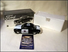 First Gear 1949 Ford Tudor Sedan Peosta Iowa Police Car New Old Stock #Z896