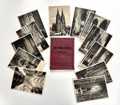 Kölner Dom Vintage Satz 12 Ansichtskarten ungebraucht 1937