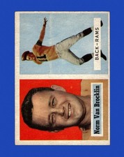 1957 Topps Set-Break # 22 Norm Van Brocklin VG-VGEX *GMCARDS*