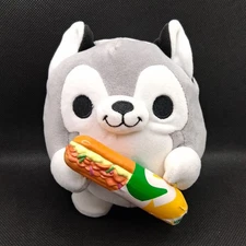 Snackles Nigel Husky Dog Subway 5” Series 1 Plush Stuffed Animal ZURU Mini Brand
