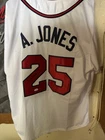 Andruw Jones Atlanta Braves Autographed Jersey White #25 Original Baseball