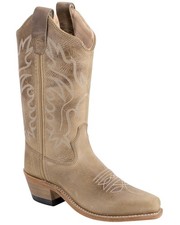Old West Girls' Western Boot - Square Toe - CF8227Y