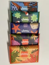 Kleenex 3-Ply On-The-Go Ultra Soft Facial Tissues Assorted Patterns Wallet Pack