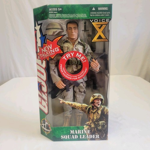 GI Joe Marine Squad Leader Voice Technology Marine Forces Hasbro 2004