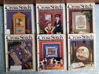 LOT 6~1988 Cross Stitch & Country Crafts Magazines~Hardanger~Wedding~Clock~Doll — photo 1