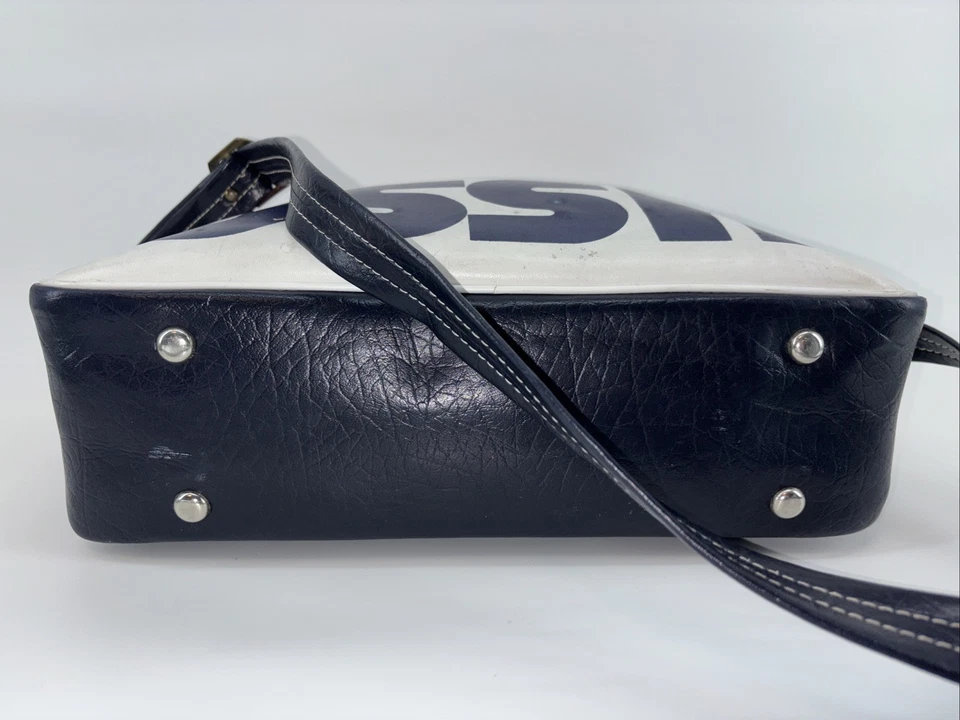 Vintage CCCP USSR Olympic sports bag 1980s Blue White And Red - Image 3 of 4