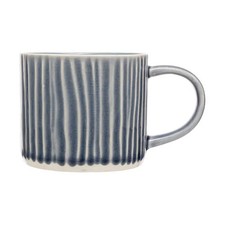 Siip Embossed Navy Lines Mug