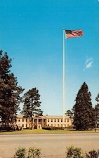 Fort Jackson Army Military Base Combat Training Patriotic Flag Vtg Postcard A3