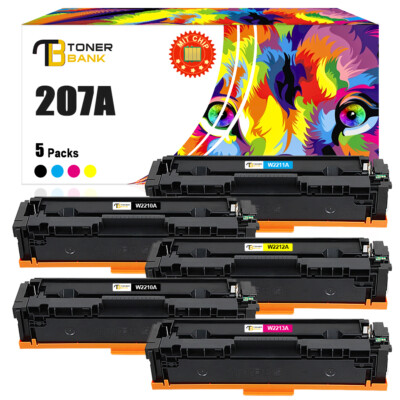 XXL Set Toner Für HP 207A Color LaserJet Pro MFP M283fdw/fdn M255dw/nw Mit CHIP