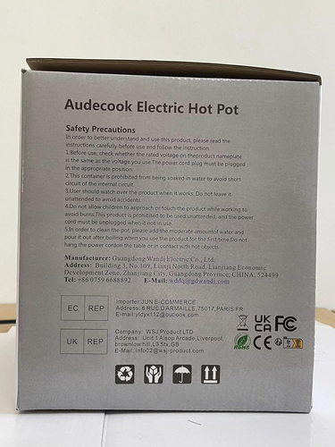 Hot Pot Electric with Steamer, 1.5L Portable Nonstick Rapid Noodles Cooker, Trav - Picture 8 of 12