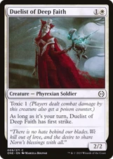 x1 Duelist of Deep Faith ONE MTG 9/271 COMMON M/NM 1x