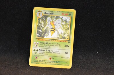 1999/2000 Pokemon Non-Holo Beedrill [ 2nd Edition ][ Near Mint ][21/130 ]