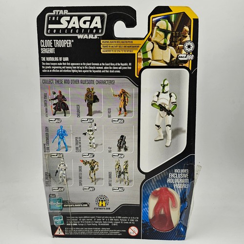 Star Wars Saga Collection #060 Clone Trooper Sergeant - Picture 2 of 2