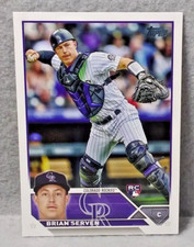 2023 Topps Series 1 Baseball #41 BRIAN SERVEN RC - Rockies