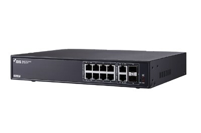 IDIS DH-2212PF DirectIP Gigabit PoE switch UK - Main Image