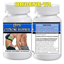 Lipo Extreme Burner Block Carbohidratos Slimming 100% NATURAL Weight Loss