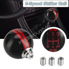 5 Speed Gear Shift Knob Shifter Ball Shape New Fit Ford Mustang Shelby Gt 500