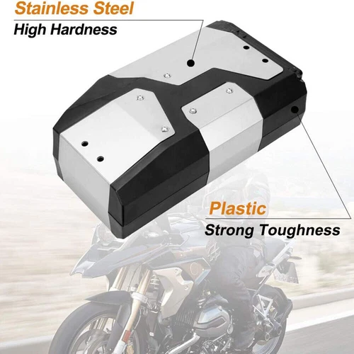 4.2L Motorcycle Tool Box Silver For BMW R1200GS LC Adventure R1250GS ADV F850GS - Picture 3 of 8