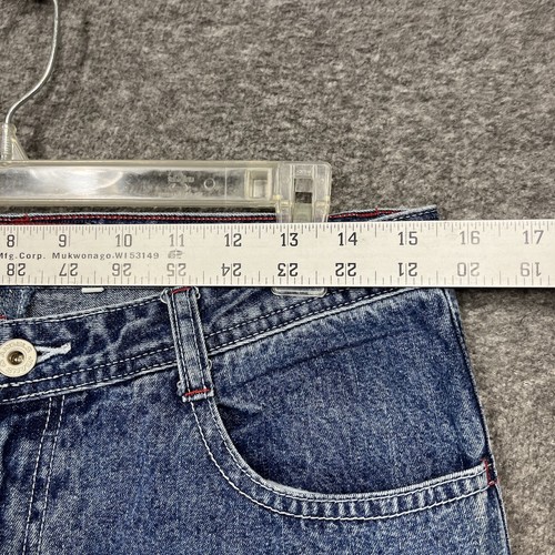Vintage Y2K Angels Cargo Pocket Jeans Flare Bootcut Denim Juniors Size 11 - Picture 10 of 19
