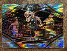 2024 Panini Select WNBA Chelsea Gray Snapshots #18 Silver Flash Prizm