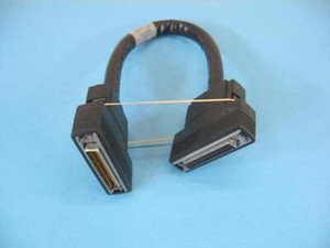 Amphenol High Density SCSI Computer Cable 50pin HD Male to 50pin HD Female 12"