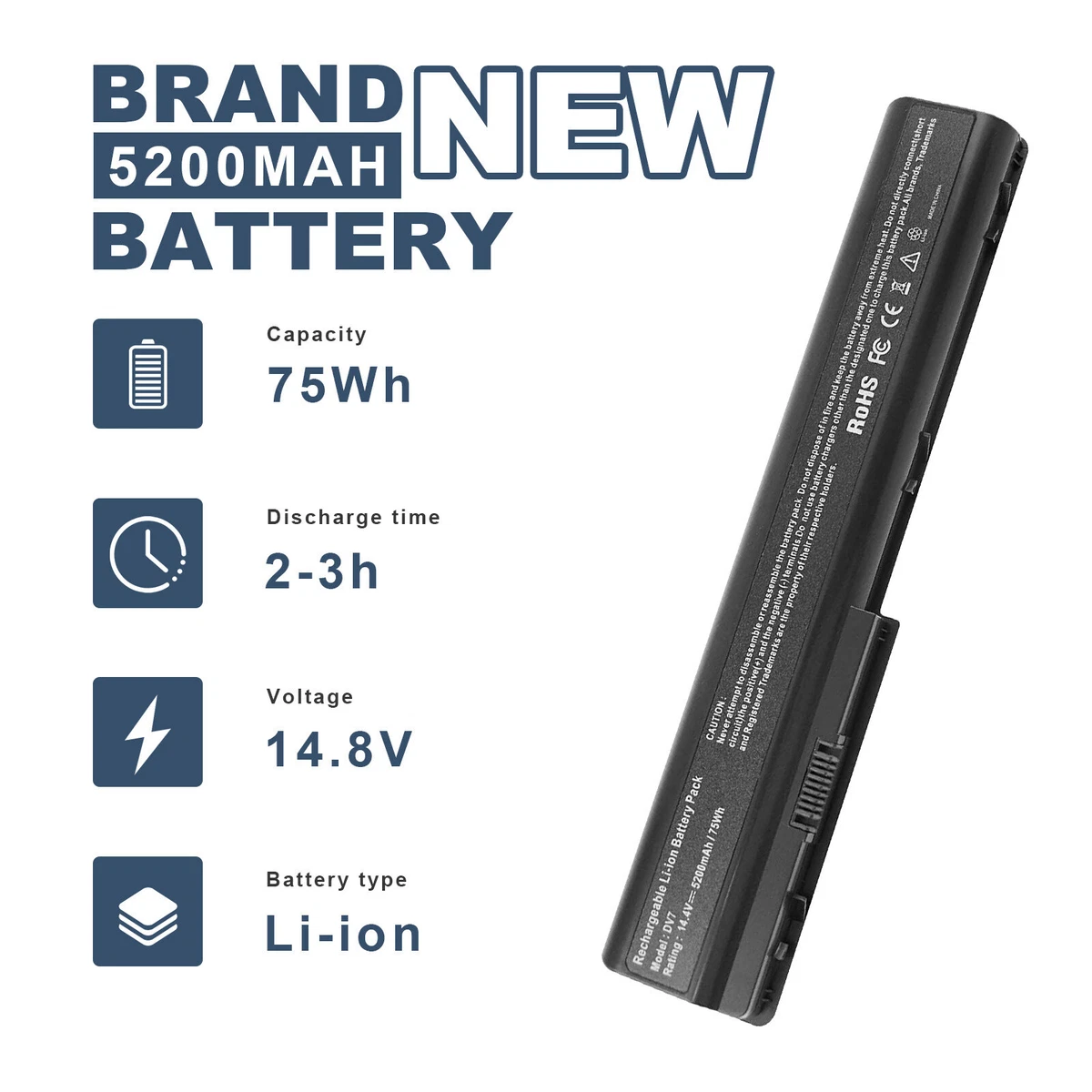 Hp pavilion dv7 battery deals