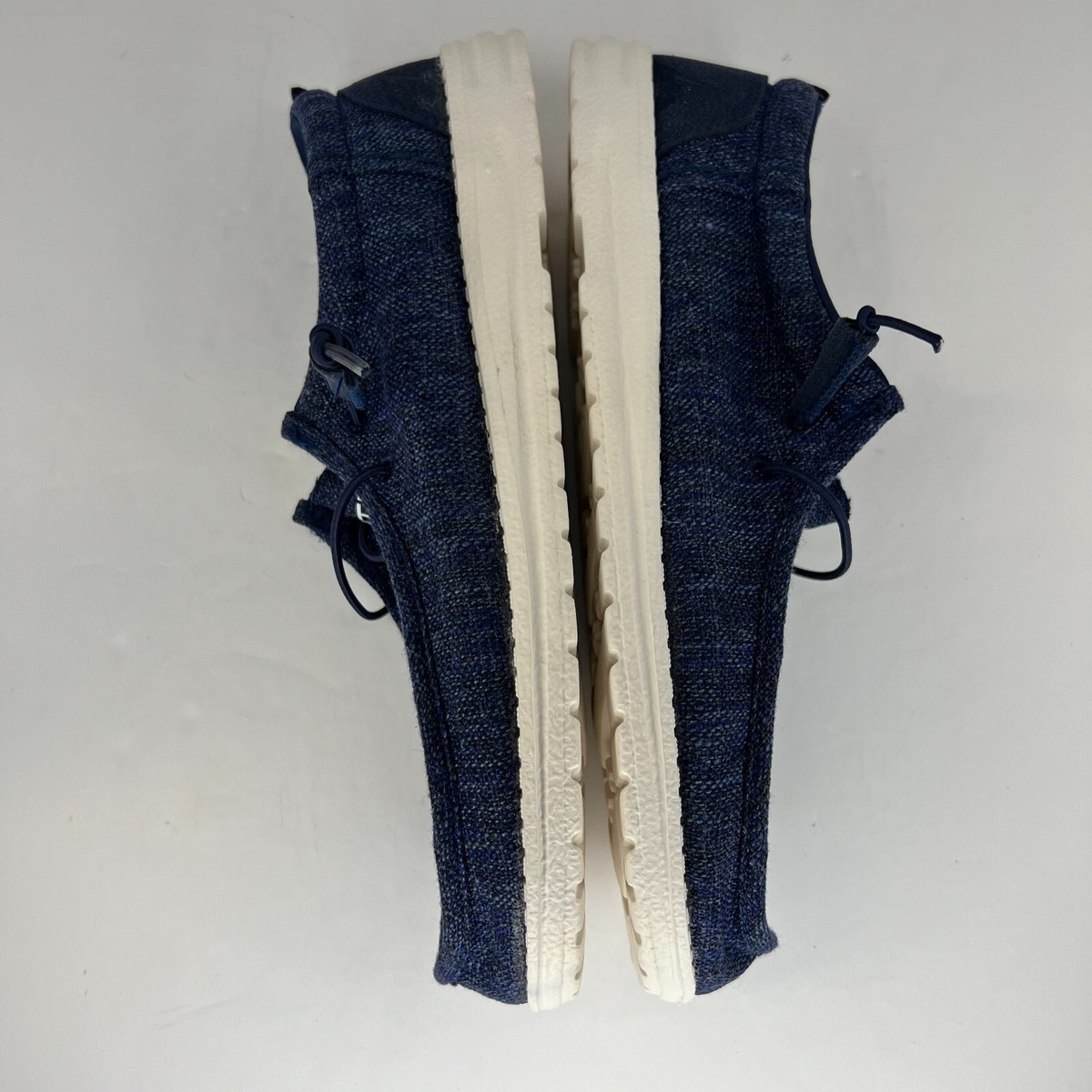 Nautica Mens Rushford Navy Blue Slip On Textile Lightweight Size