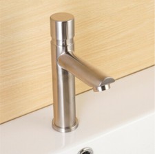 Auto Self Closing Water Saving Tap Bathroom Basin Cold Faucet Delay Push Button