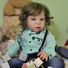 Enorme kit de muñeca bebé renacido de 26 pulgadas sin terminar niño juguete realista sin pintar nuevo