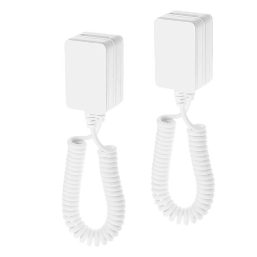 2Pcs Remote Leash TV Remote Cable Adhesive Tether Retractable Tether Desk Phone - Picture 7 of 12