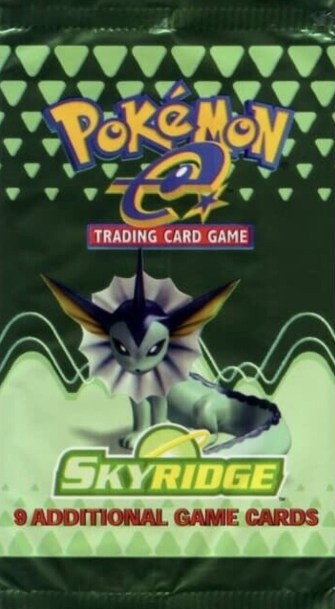 2003 Pokemon Card Game (TCG) - SKYRIDGE Empty Booster Packs