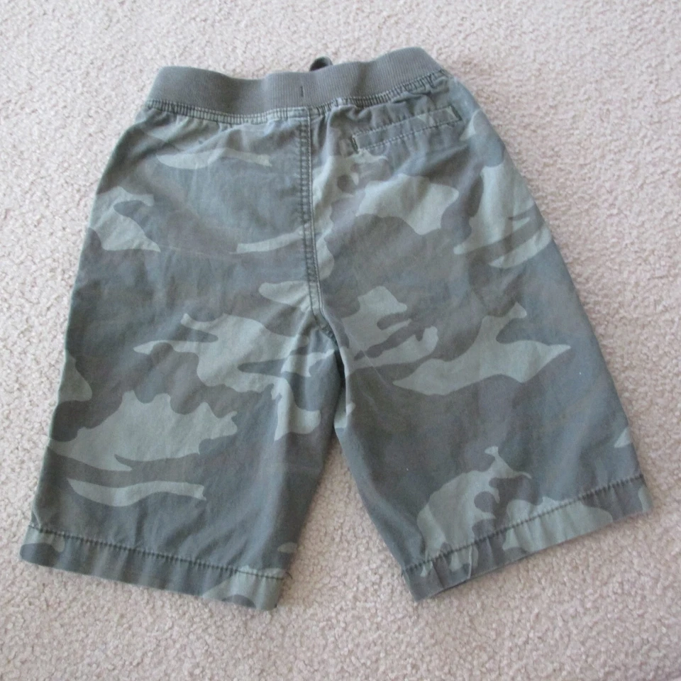 Bermudas Faded Glory Pull On Jóvenes Niños Medianas 8 Verde Camuflaje Elástico Foto 3 de 3