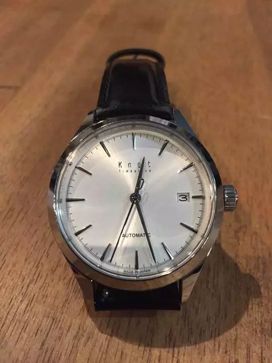 Knot Timepiece AT38 316L Made in Japan WR 5 ATM Silver Dial