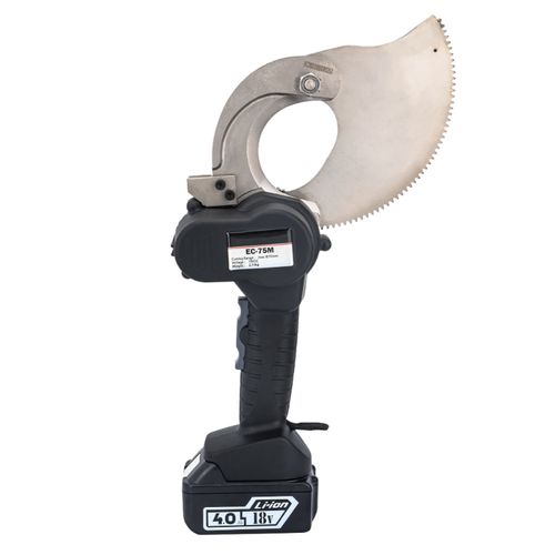 Rechargeable ratchet Cable Cutter Electric Cable gear scissors EC-50M ...