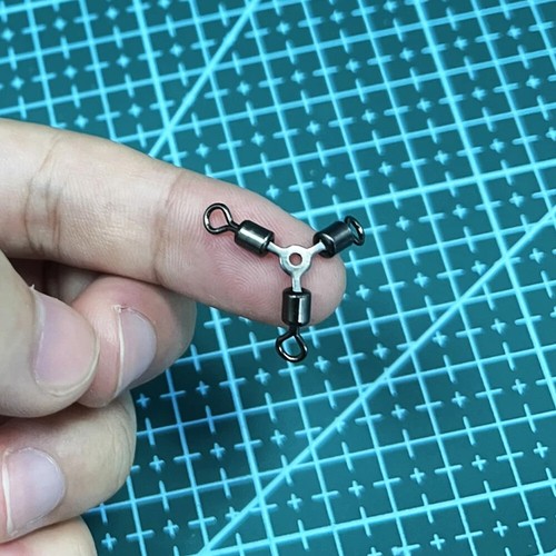 30x 3 Way Swivel Fishing Tackle Saltwater Stainless Steel Fishing Lure Connector - Picture 7 of 18