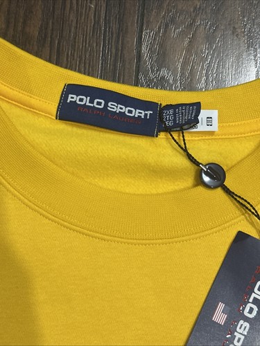 Ralph Lauren Polo Sport Men's Crew Neck Sweatshirt 2XL Big & Tall - Picture 4 of 6