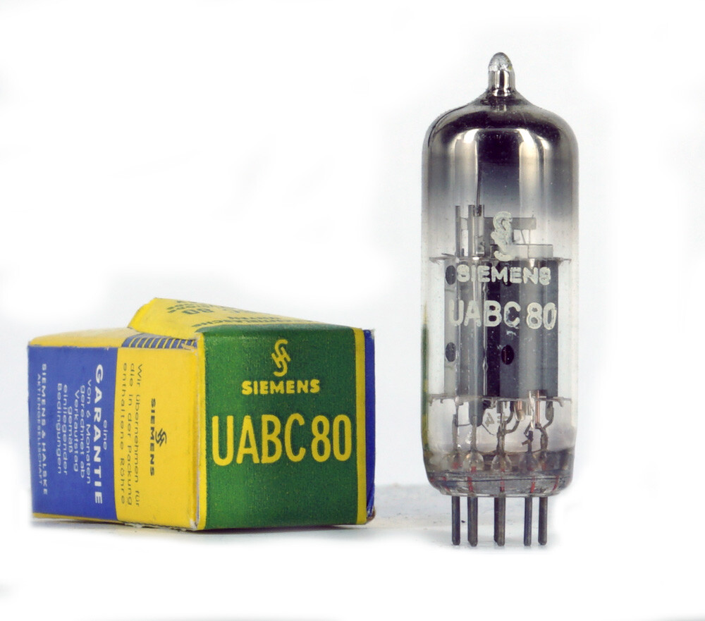UABC80/28AK8 SIEMENS NOS GERMANY Tube Röhre Lampe TSF 진공관
