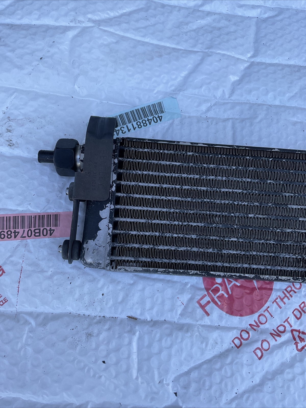 04-10 Bentley Continental Automatic Transmission Oil Cooler 3W0317019A Oem