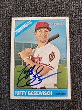 2015 Topps Heritage Tuffy Gosewisch Signed Arizona Diamondbacks Auto ASU #672