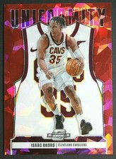 2020-21 Panini Contenders Optic Uniformity Red Cracked Ice Isaac Okoro Rookie RC