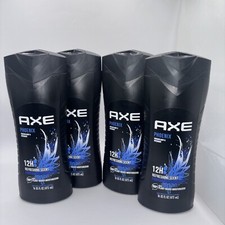  4 pack lot Axe Body Wash Phoenix Crushed Mint  Rosemary Scent 16oz Each