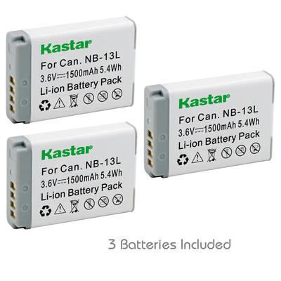  NB-13L Battery for Canon PowerShot G5 X, G7 X, G9 X, SX740 HS, G1 X Mark III