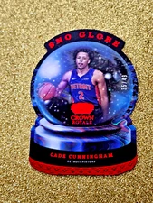2021-22 Crown Royale Cade Cunningham Sno Globe Die Cut /49 Rookie RC #25 CLEAN